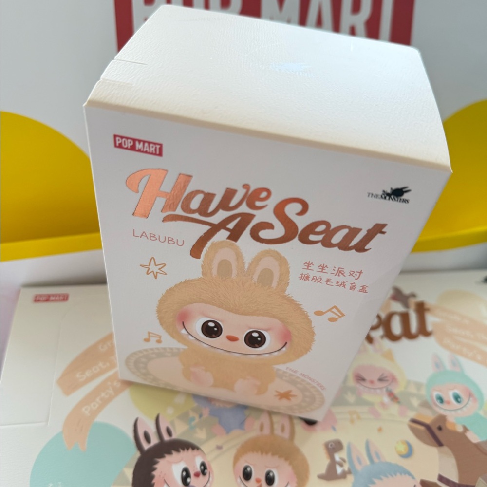 Authentic Pop Mart Labubu 'Have A Seat'